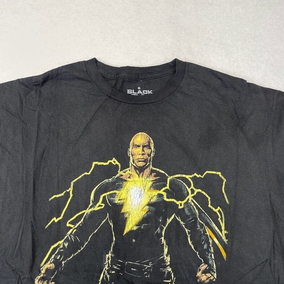 Black Adam Graphic Tee Thrifted Vintage Style Size XL - Picture 4 of 5